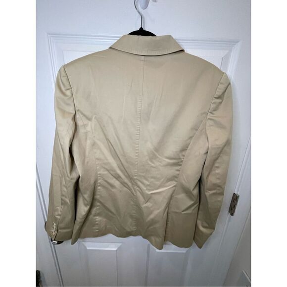 Marshall Fields women’s suit jacket tan size 10 - Picture 2 of 5